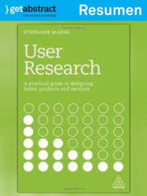 cover image of Investigación de usuarios (resumen)